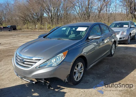 2014 Hyundai Sonata Gls z USA, uszkodzony, nr VIN 5NPEB4AC4EH884261